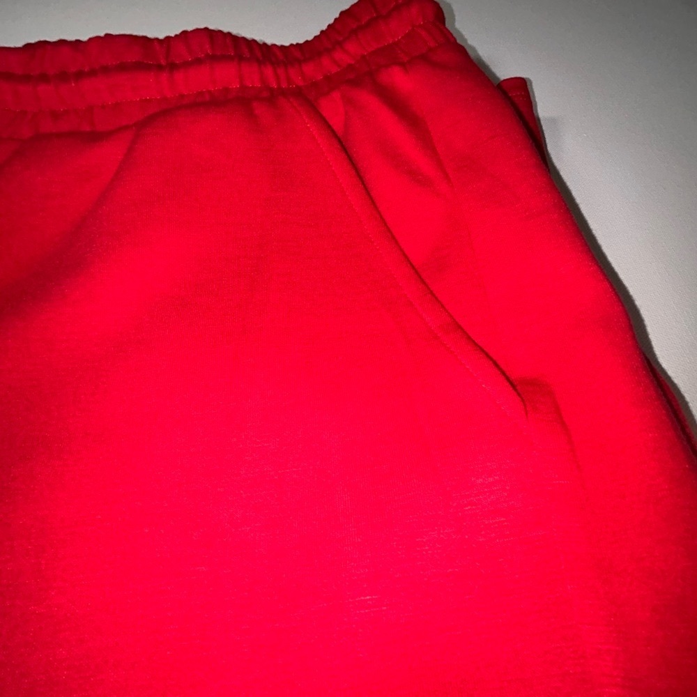 Scoop Women's Ultimate Scubaknit Cropped Sweatpants Size XL Red Drawstring - Picture 11 of 15